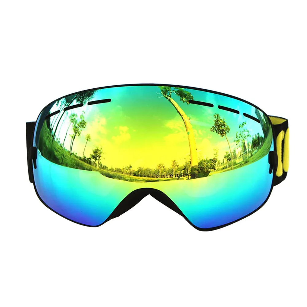 2017 COPOZZ Sunglasses Ski Goggles Men Women Spherical Double UV Anti-fog Skiing SnowboardGoggles Cocker Myopia Professional