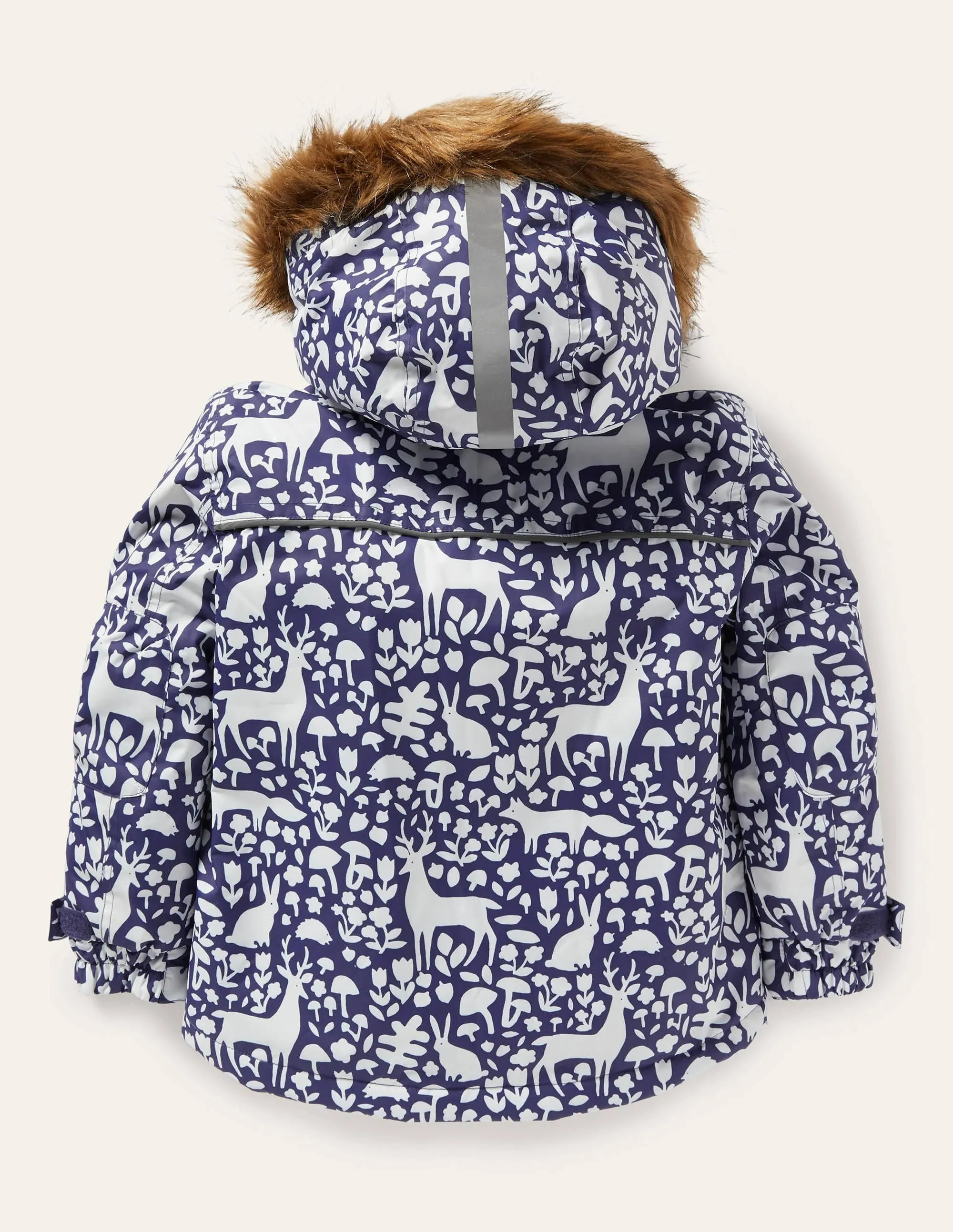All-Weather Waterproof Jacket-Navy Woodland