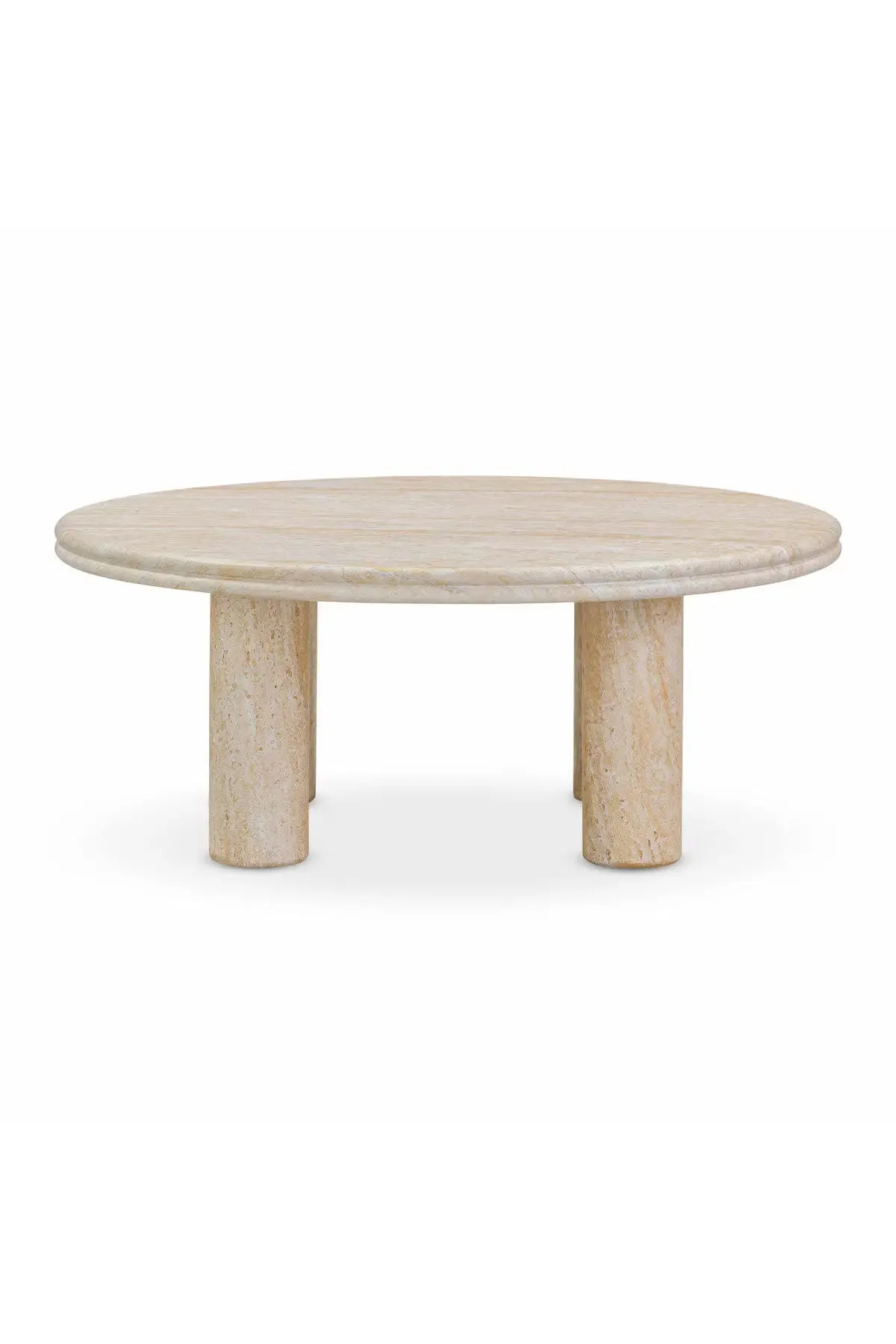 Amora Faux Travertine Tables - 2 Sizes