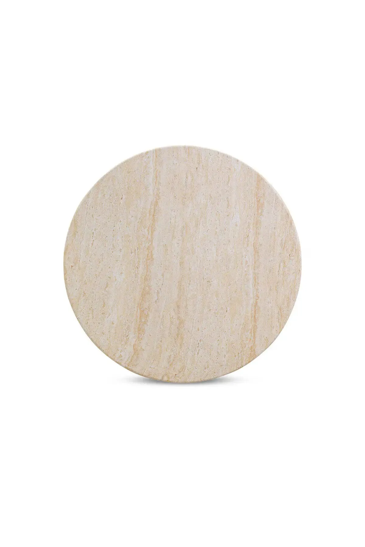 Amora Faux Travertine Tables - 2 Sizes