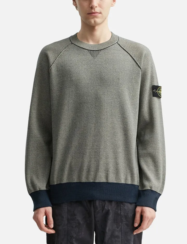 Bi-Color Knit Sweater