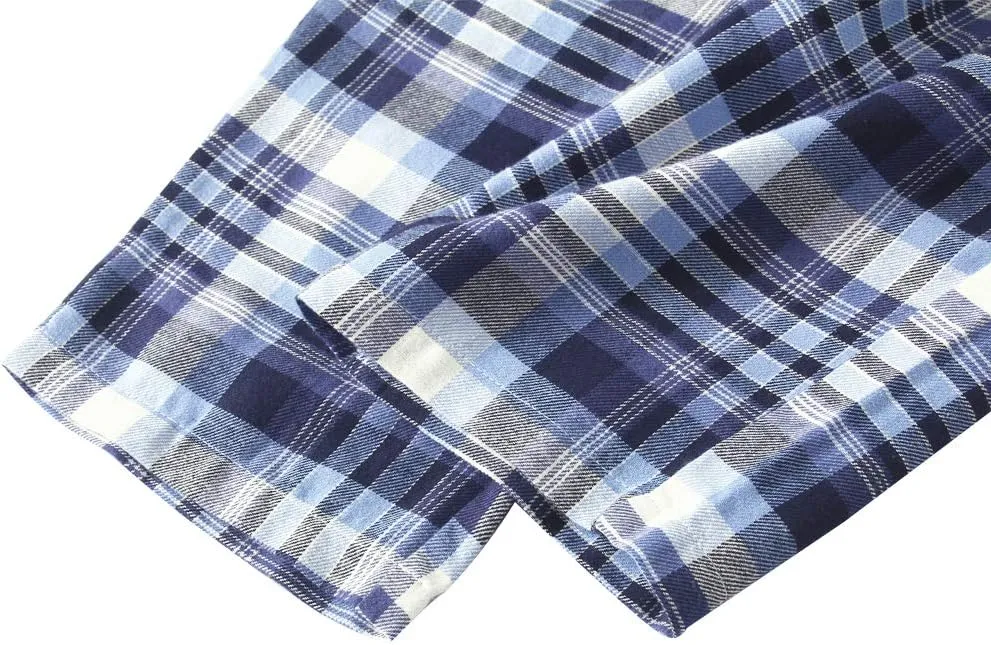 Big Boy's Cotton Plaid Pajama Pants Lounge Long Pants Loose Size 8 10 12 14 16