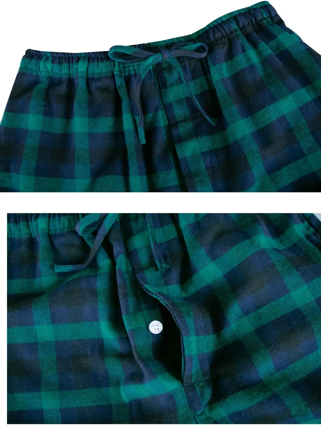 Big Boy's Cotton Plaid Pajama Pants Lounge Long Pants Loose Size 8 10 12 14 16
