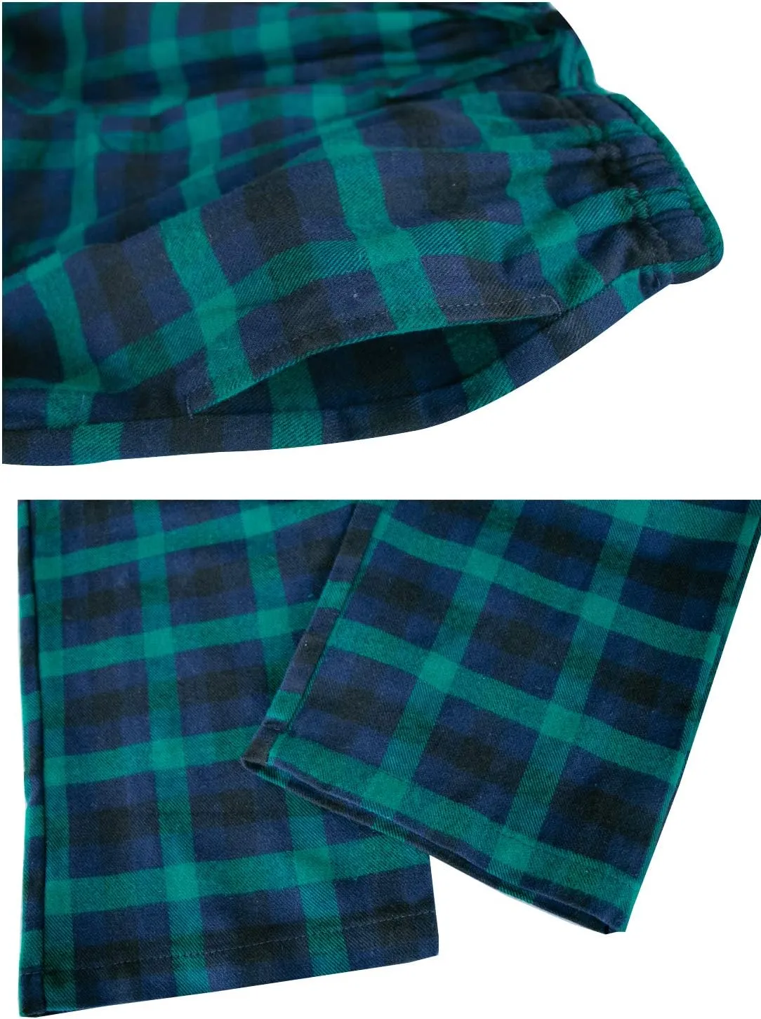 Big Boy's Cotton Plaid Pajama Pants Lounge Long Pants Loose Size 8 10 12 14 16