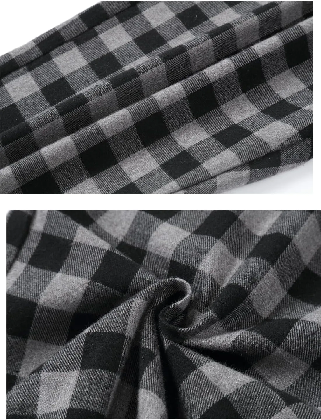 Big Boy's Cotton Plaid Pajama Pants Lounge Long Pants Loose Size 8 10 12 14 16