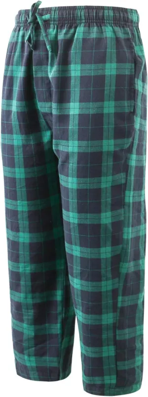 Big Boy's Cotton Plaid Pajama Pants Lounge Long Pants Loose Size 8 10 12 14 16