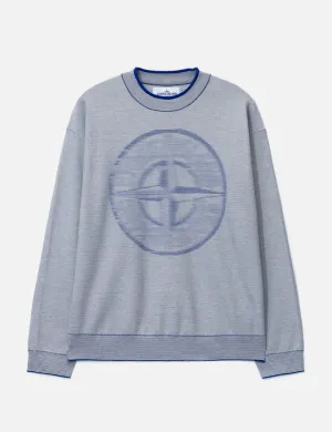 Blurred Emblem Knit Sweater