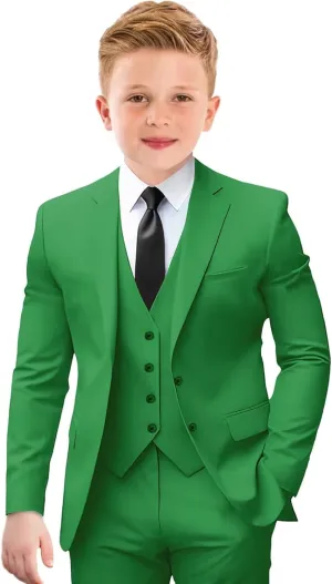 Boys Suit Formal Suits for Boys Slim Fit Tuxedo Suits Set Boy Dress Clothes Toddler Wedding Outfit