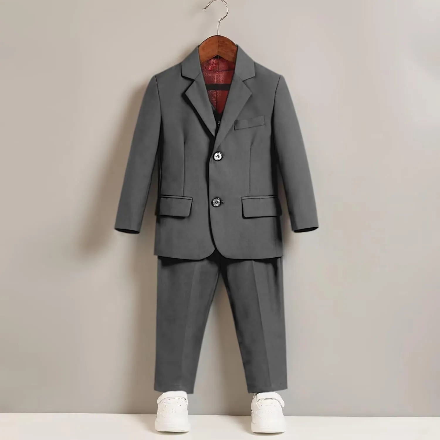 Boys Suit Formal Suits for Boys Slim Fit Tuxedo Suits Set Boy Dress Clothes Toddler Wedding Outfit