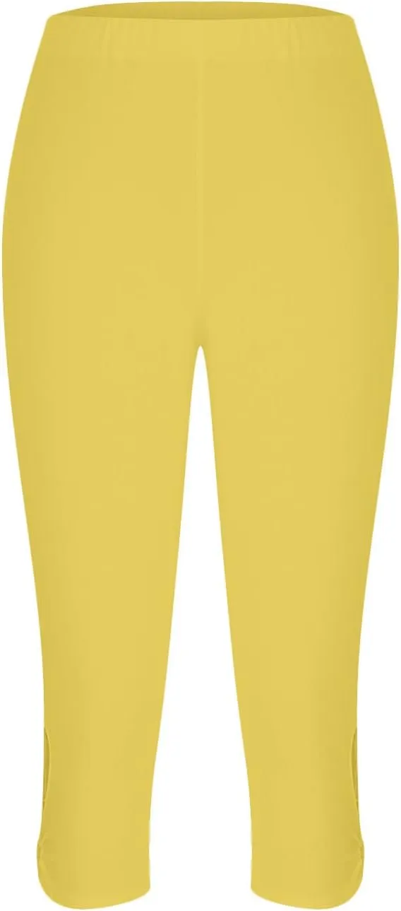Capri Pants for Women Summer Dressy Comfy Stretchy Leggings Cropped High Waist Yoga Pants Workout Compression Pants