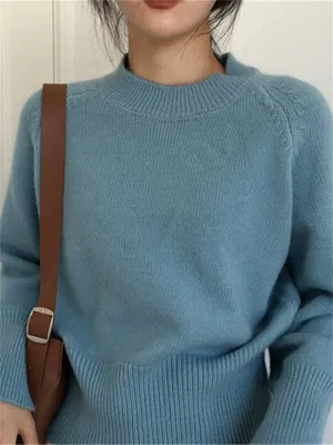 ChicMy-Fall Outfits  Winter Womens Sweaters Fall Women Clothing Knitted Loose Sweater Knitting Wool Oversize Pullover Woman Sweaters Girls Thick