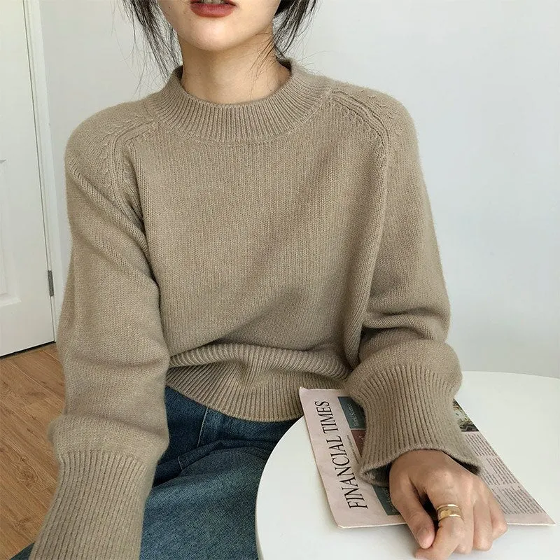 ChicMy-Fall Outfits  Winter Womens Sweaters Fall Women Clothing Knitted Loose Sweater Knitting Wool Oversize Pullover Woman Sweaters Girls Thick