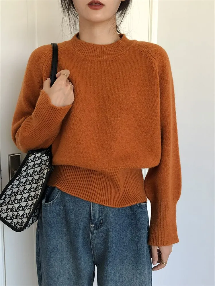 ChicMy-Fall Outfits  Winter Womens Sweaters Fall Women Clothing Knitted Loose Sweater Knitting Wool Oversize Pullover Woman Sweaters Girls Thick