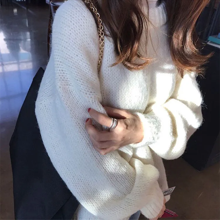Colors Pink Women Sweater Winter Sweaters Pullover