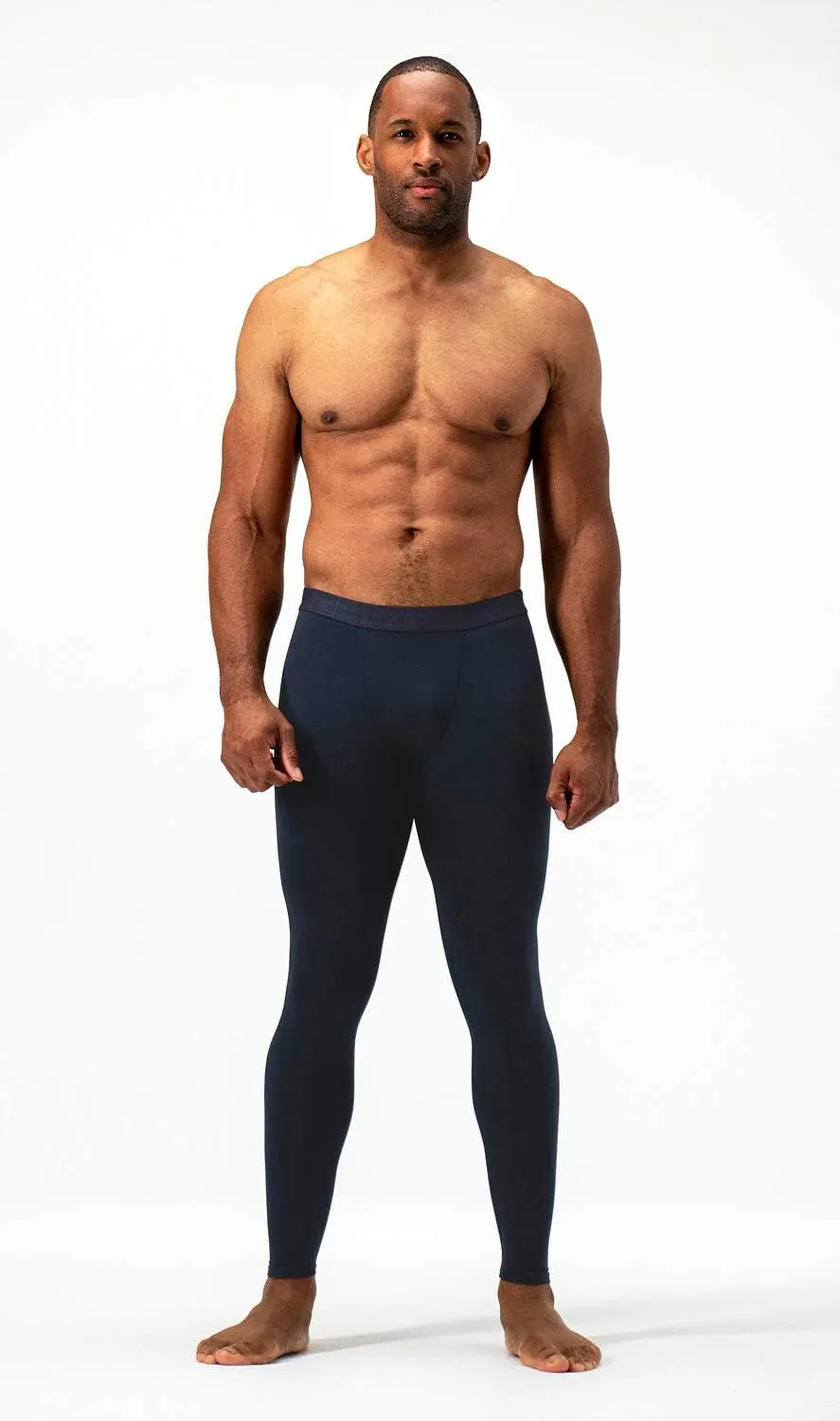 DEVOPS 2 or 3 Pack Men's Thermal Compression Pants, Athletic Leggings Base Layer Bottoms