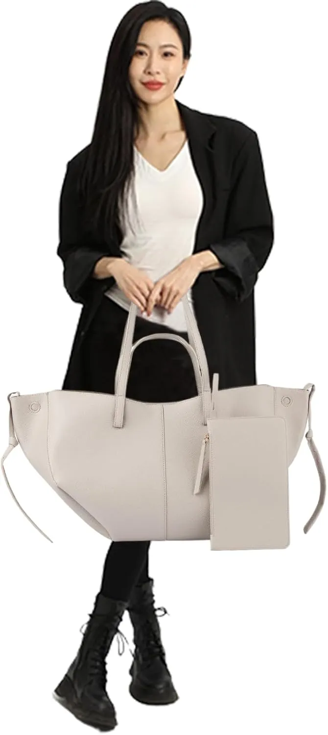 Dumpling Bags for Women, Large Trendy Leather Shoulder Bag Top Handle Purses Hobo Tote Handbag