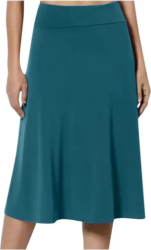 Fall Skirts for Women 2024 Dressy Casual Midi Pencil Skirts Work Office Winter High Waisted Wool Corduroy Skirt