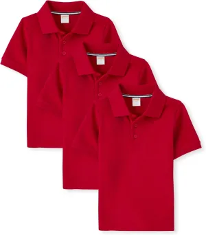 Gymboree Boys' and Toddler Short Sleeve Polo Shirt Multipack