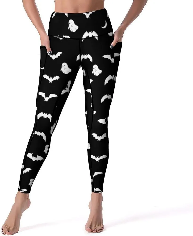 High Waisted Exercise Yoga Pants for Women Running Sports Workout Yoga Leggings with Pockets