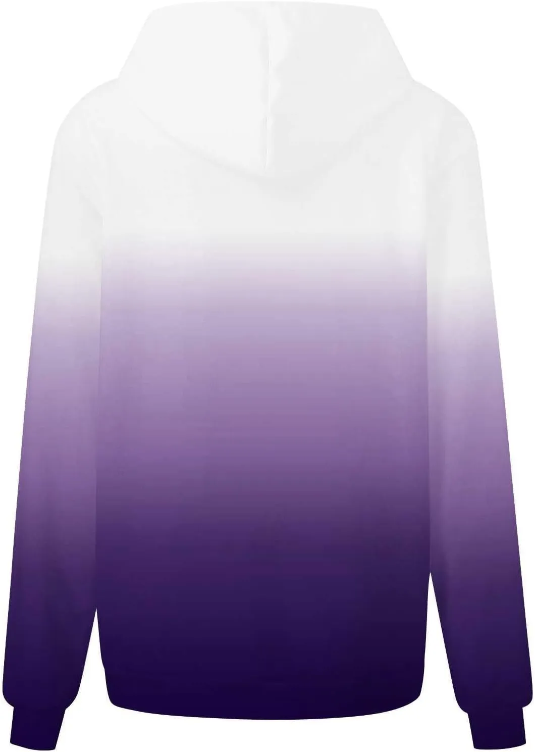 Hoodies For Womens Gradient Print Oversized Sweatshirt Drawstring Pullover With Pocket Trendy Cute Tops for Women Summer