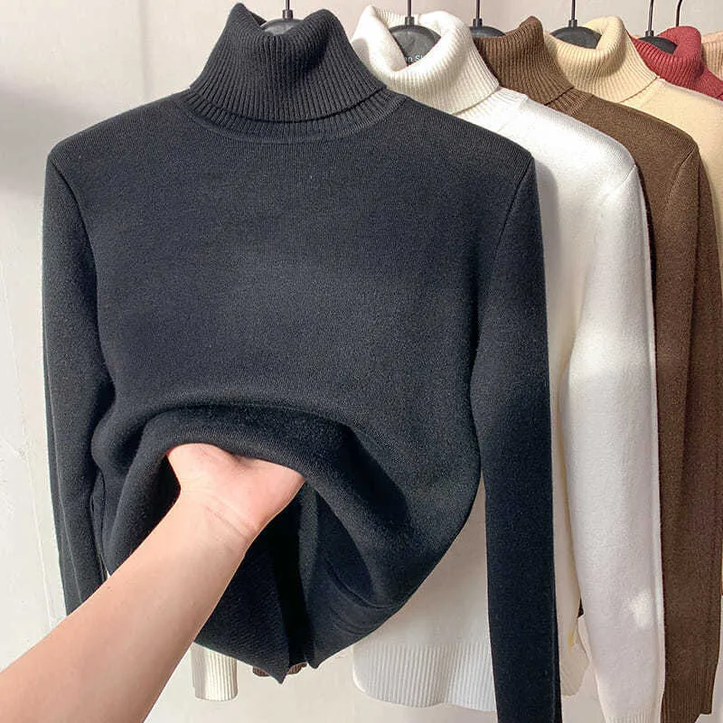 🔥Hot Sale 49% OFF🎁Winter fleece thick knitted bottoming shirt