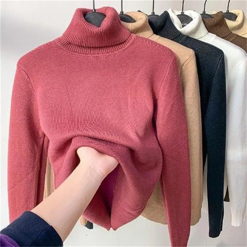 🔥Hot Sale 49% OFF🎁Winter fleece thick knitted bottoming shirt