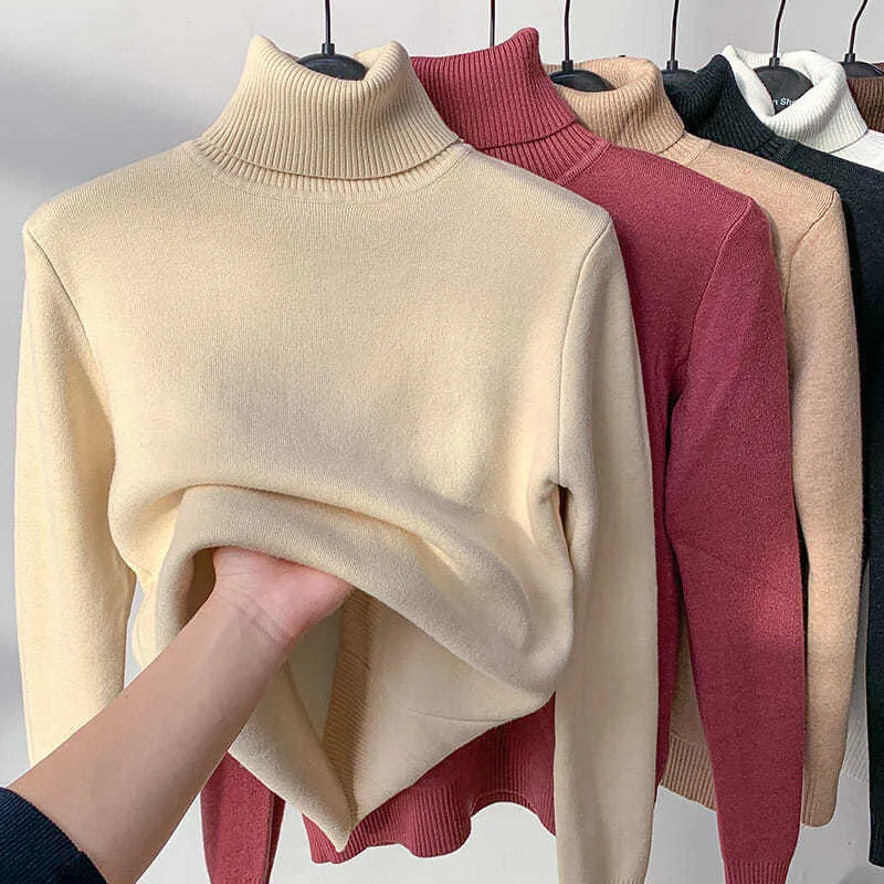 🔥Hot Sale 49% OFF🎁Winter fleece thick knitted bottoming shirt