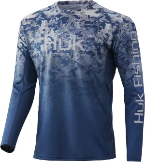 HUK Men's Icon X Camo Long Sleeve Performance Fishing Shirt