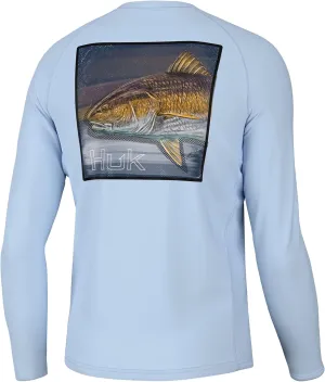 HUK Men's Kc Scott Graphic Pursuit, Performance Fishing Shirt