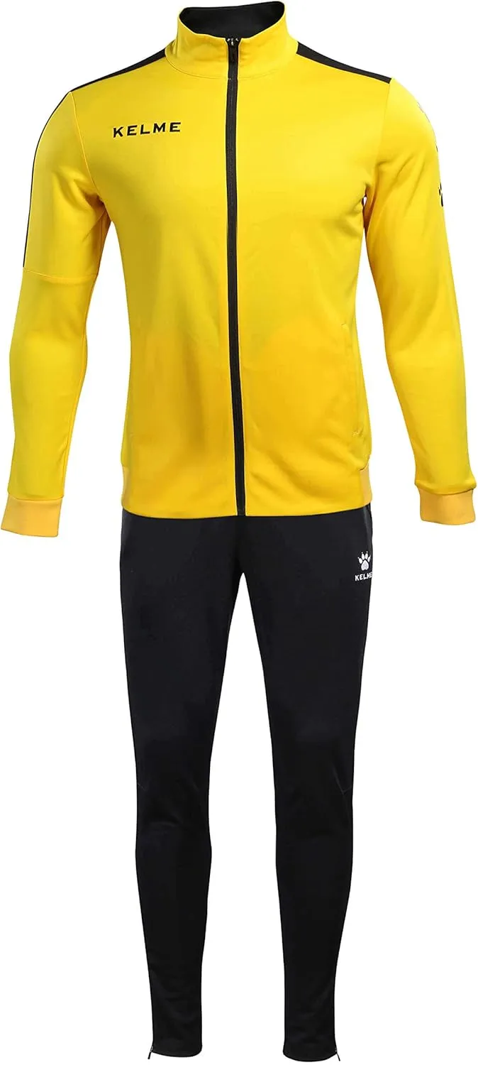 KELME Men's Athletic Tracksuit Long Sleeve Full Zip  Running Sweatsuit Set Unisex 2 Piece Tracksuits Jacket/Jogging pants