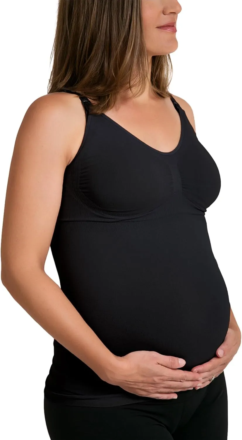 Kindred Bravely Simply Sublime Maternity & Nursing Tank Top Cami with Built-in Bra