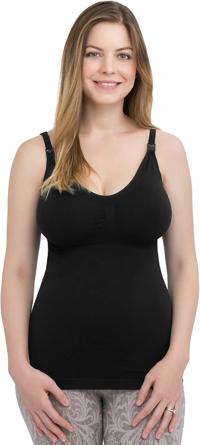 Kindred Bravely Simply Sublime Maternity & Nursing Tank Top Cami with Built-in Bra