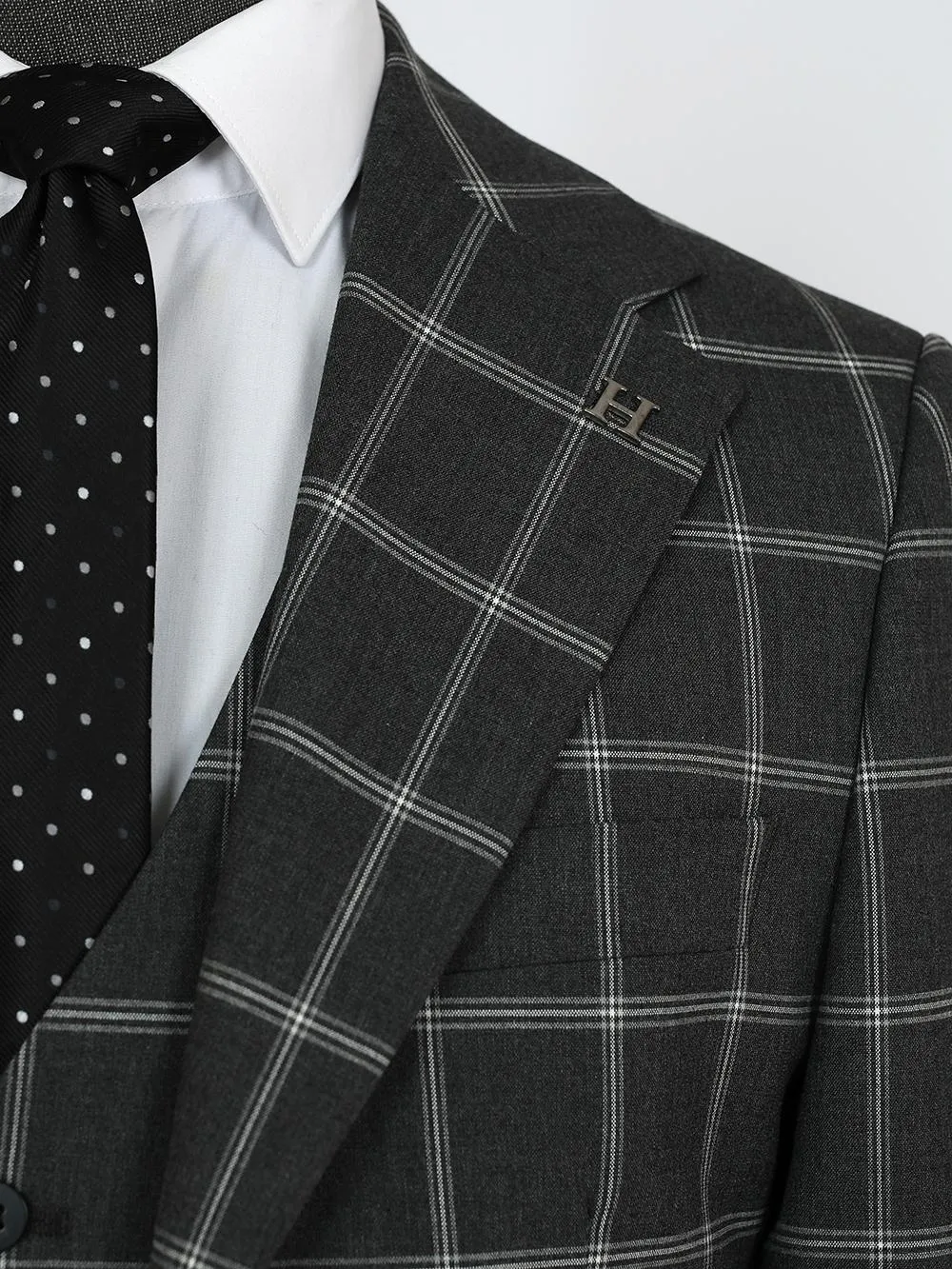Korbyn Black Set Blazer Linen Suit