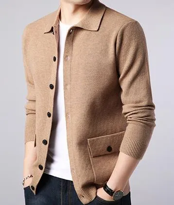 Lewis - Dark Academia Hot Style Men's Long Sleeved Business Casual Jacket