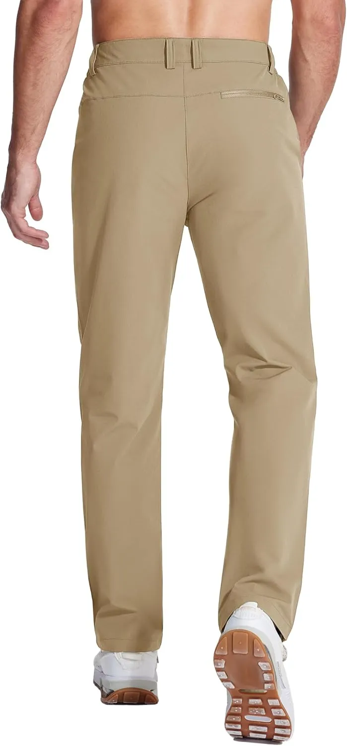MAGCOMSEN Men's Lightweight Hiking Pants with 4 Pockets Water Resistant Quick Dry Fishing Travel Work Outddoor Pants