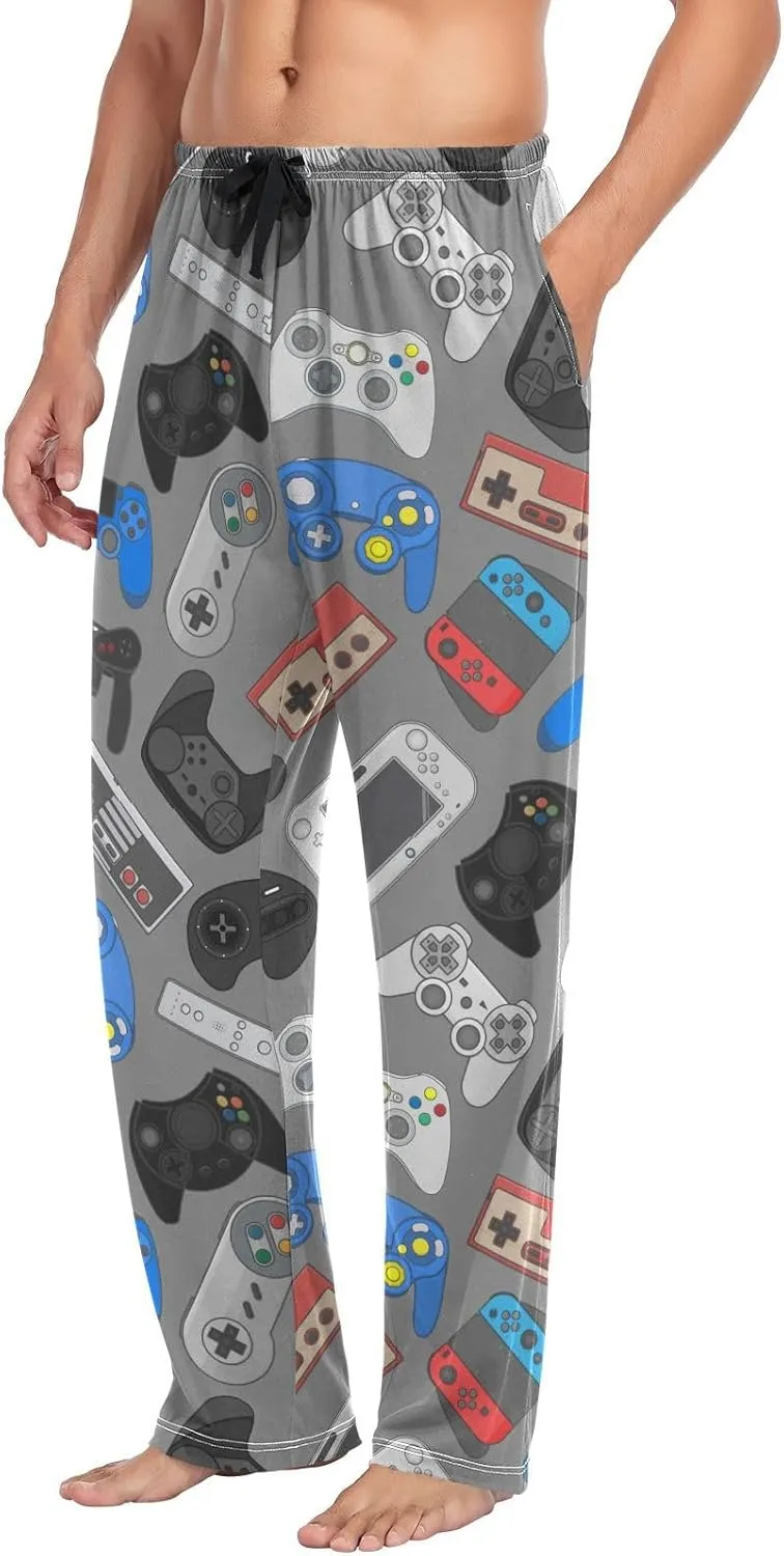 Men Women Pajama Pant Lounge Pajama Bottoms Elastic Waistband Sleepwear PJs Sleep Pants