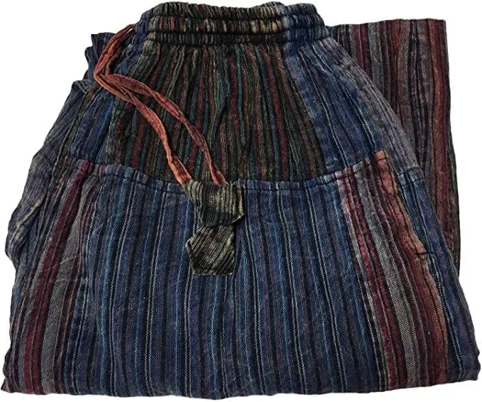 Men's Bohemian Vintage Hippie Alibaba Yoga Patchwork Harem Pants