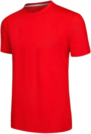 Mens Gym Training Shirt Quick Dry Tee Summer Fashion Workout Running Football Jersey Casual Top