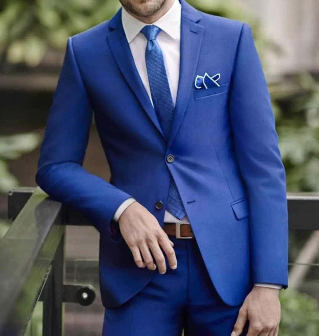 Mens Suits Slim Fit Prom Homecoming Suit for Men Wedding Business Tux Outfit 2 Piece Suit Jacket Blazer Pants Set