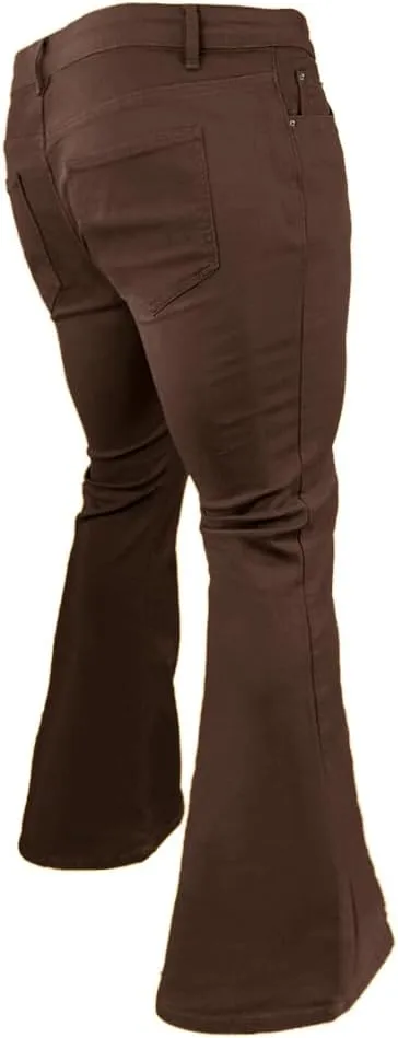 Men's Vintage Bell Bottom Pants 70s,Disco Outfits for Men,Mens Bell Bottom Jeans
