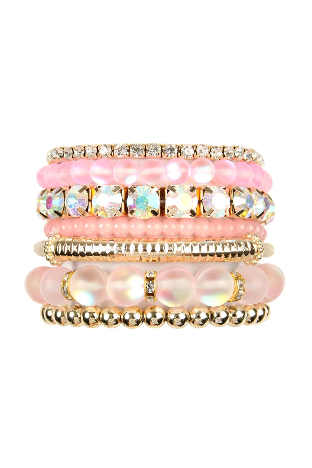 MERMAID GLASS STRETCH BRACELET SET