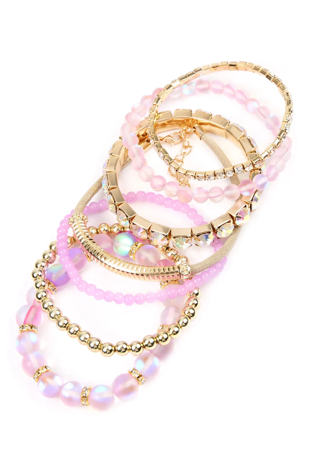 MERMAID GLASS STRETCH BRACELET SET
