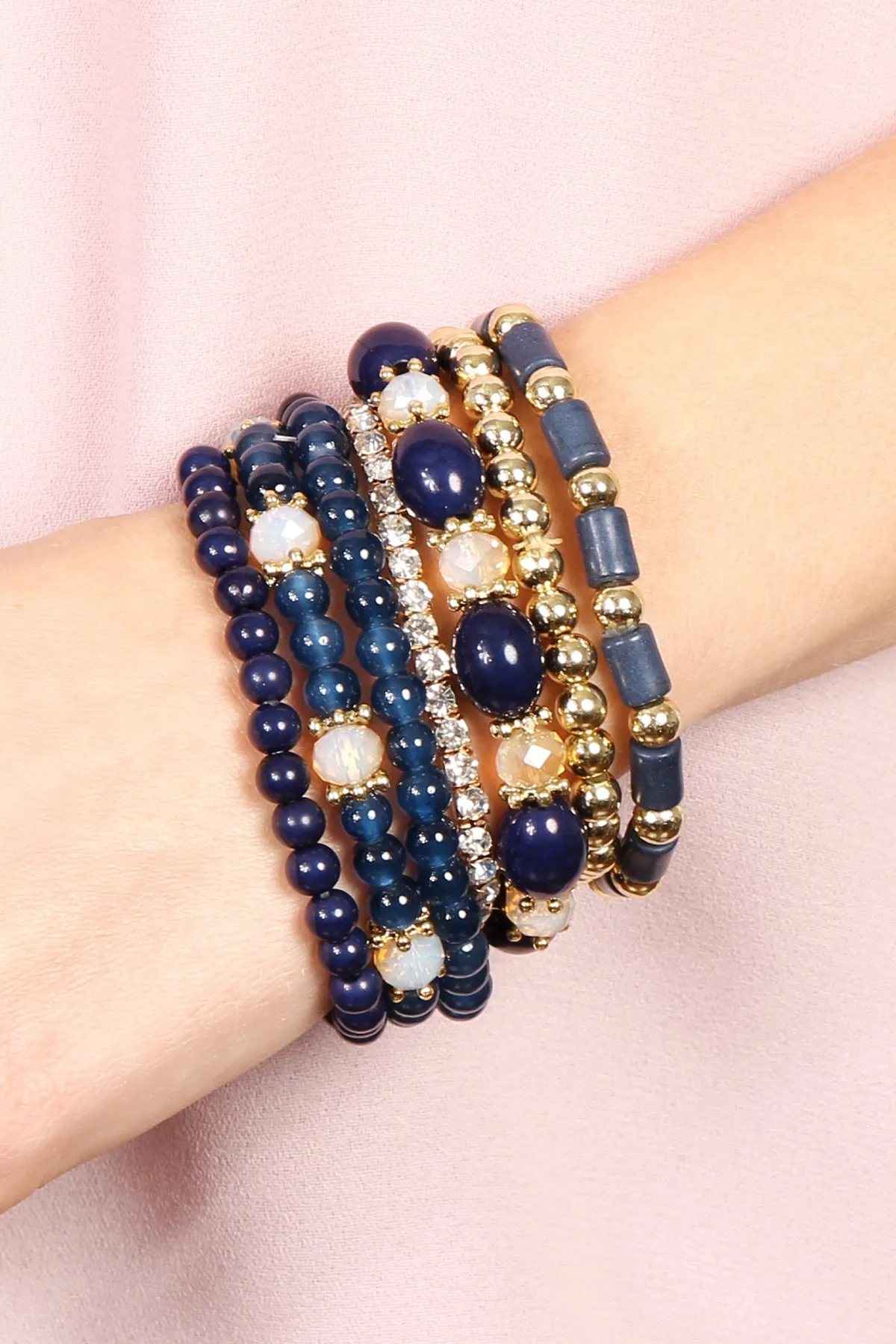 MULTIBEAD STACKABLE BRACELET/6PCS