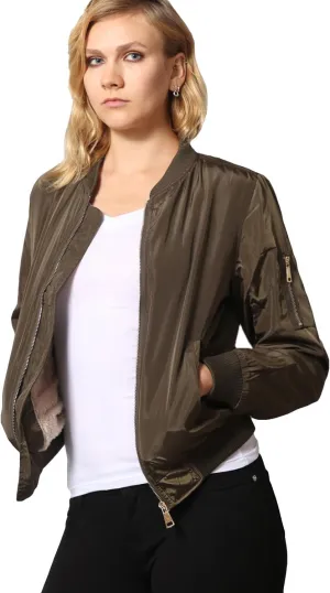NE PEOPLE Womens Classic Quilted Various Styles Bomber Jacket Coat (S-3XL)