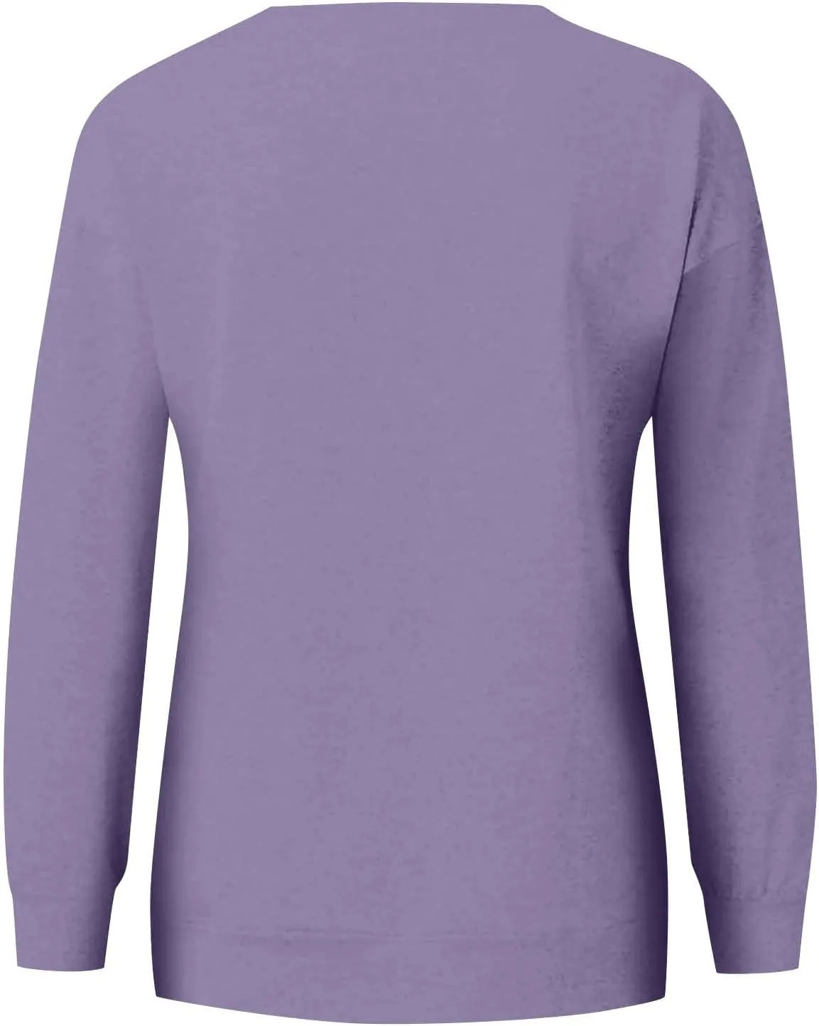 Oversized Sweatshirt for Women Fleece Crewneck Sweatshirts with Pocekt No Hood Casual Comfy Long Sleeve Pullover Tops