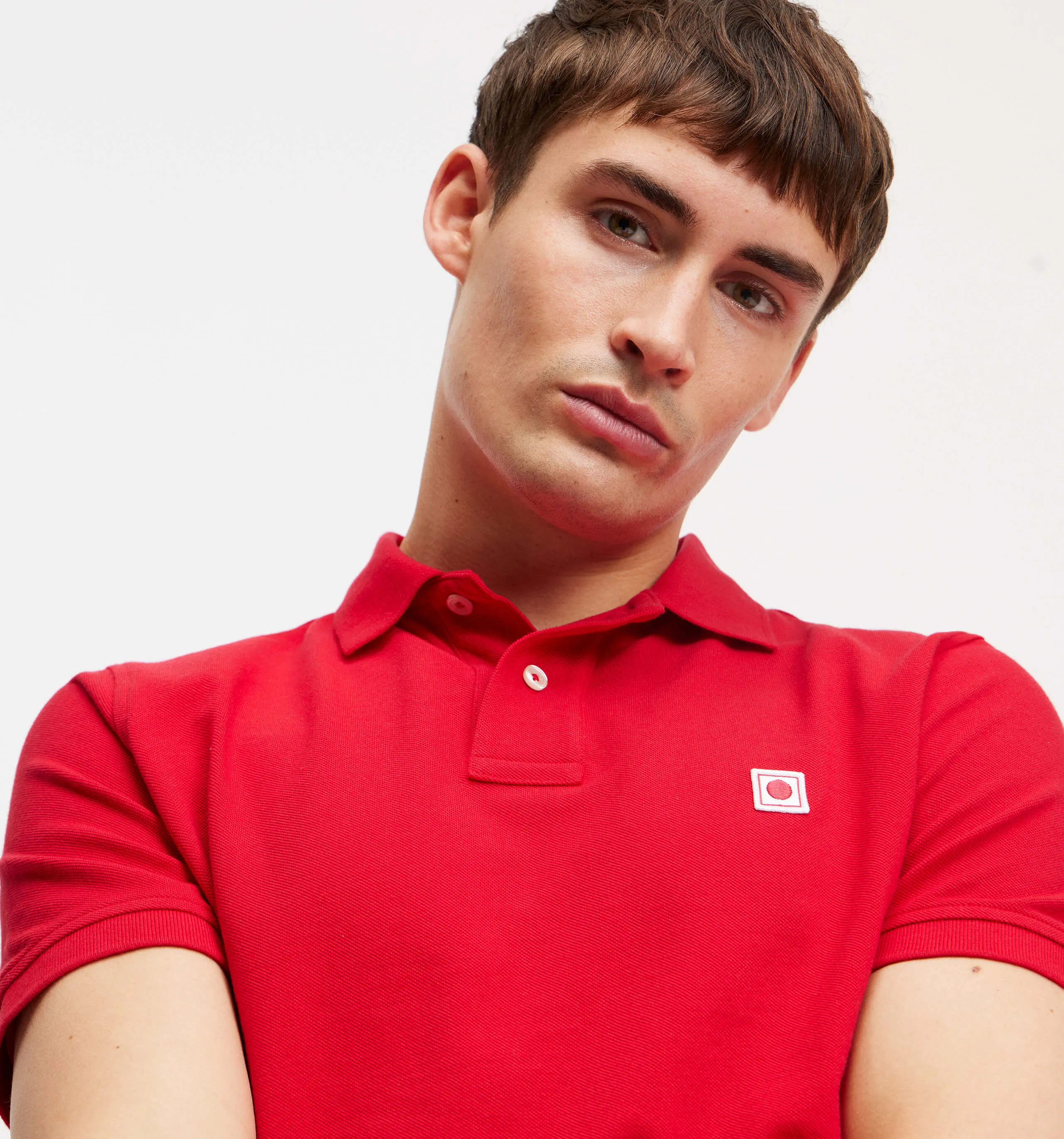 Pique Polo Red