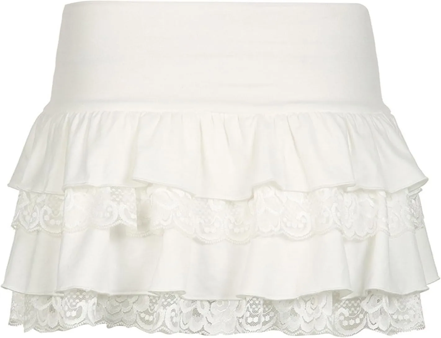 Pleated Siggy Skirts for Womens Cute Ruffle Mini Skirt Trendy High Waisted Tiered A ine Boho Flowy Layered Tiered