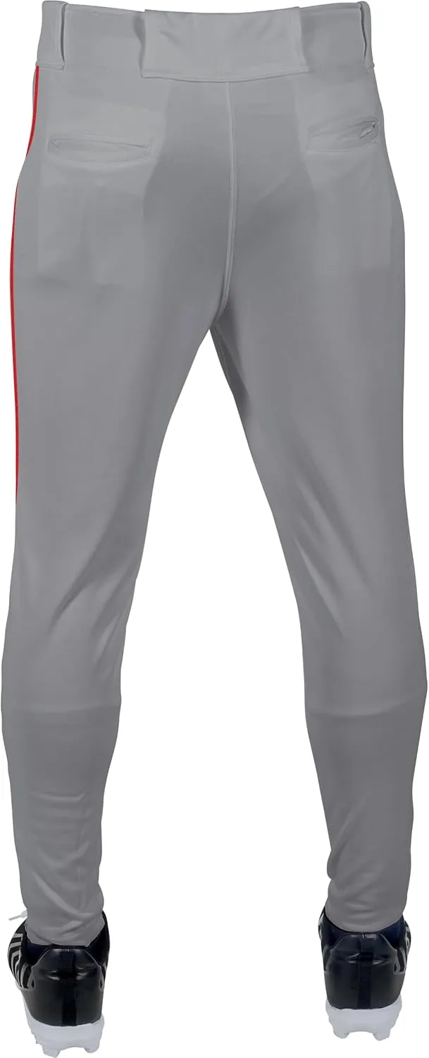 Rawlings Men's Launch Series Baseball Pant | Jogger Fit | Adult Sizes | Solid & Piped Options