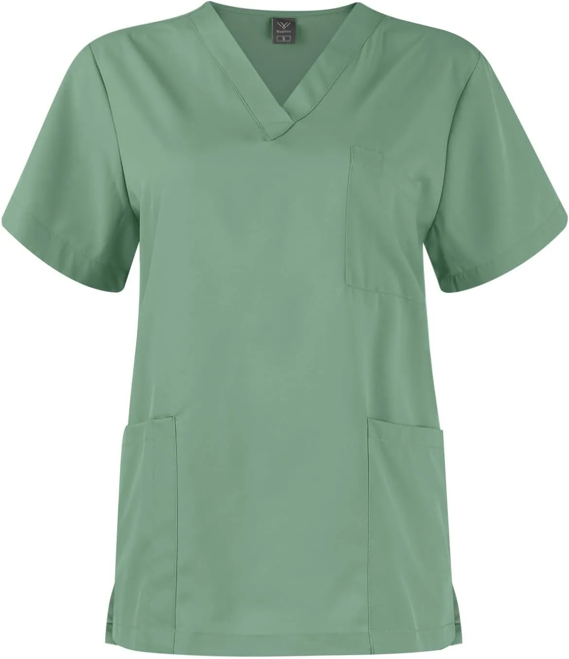 Scrub Sets for Woman 2025 Essential Jogger Scrub Set Nursing Uniform Stretch V-Neck Top & Drawstring Cargo Pants