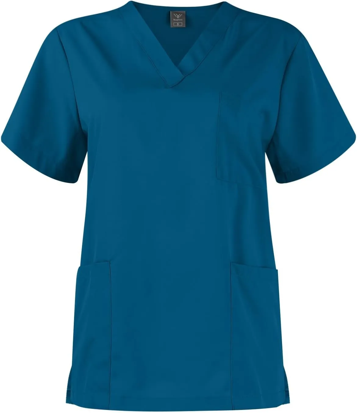 Scrub Sets for Woman 2025 Essential Jogger Scrub Set Nursing Uniform Stretch V-Neck Top & Drawstring Cargo Pants